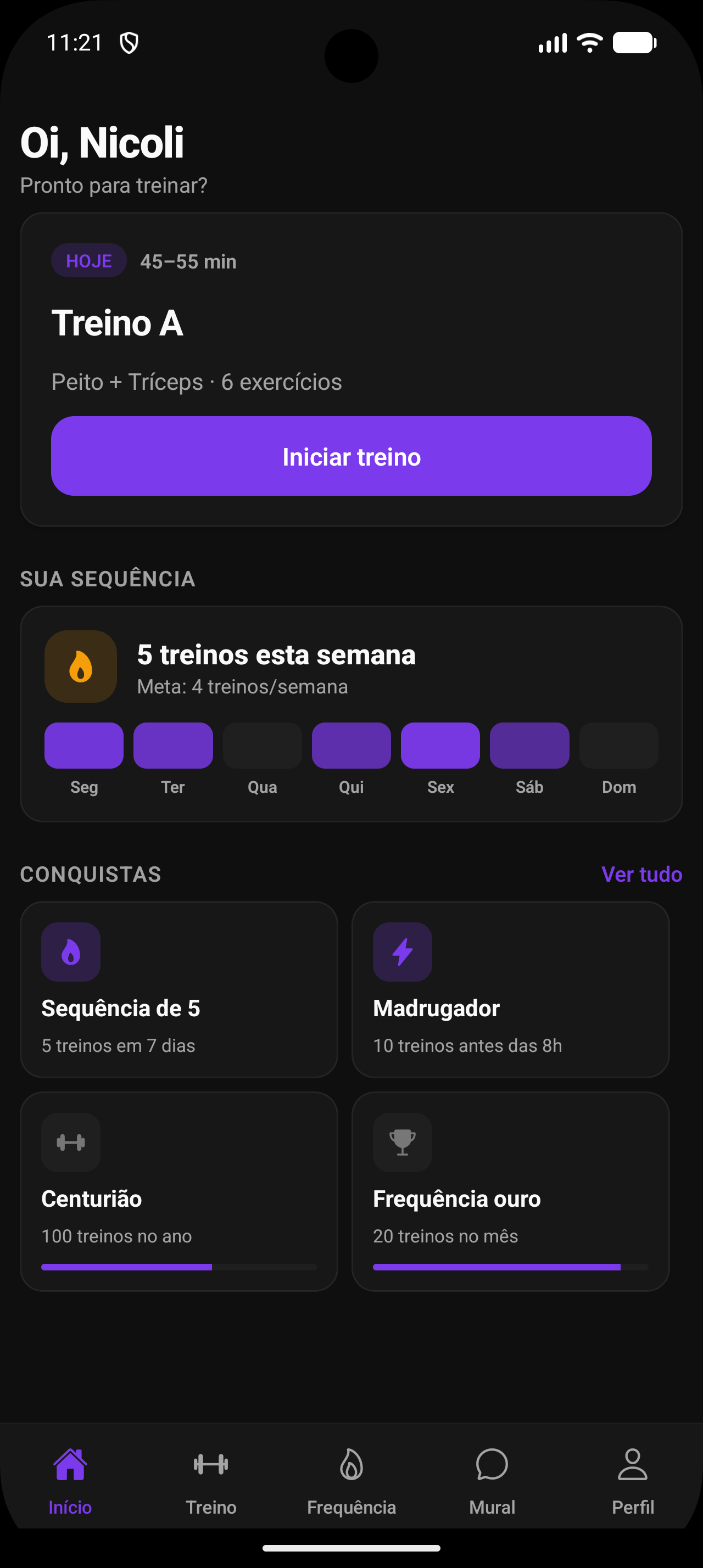 Home do aluno
